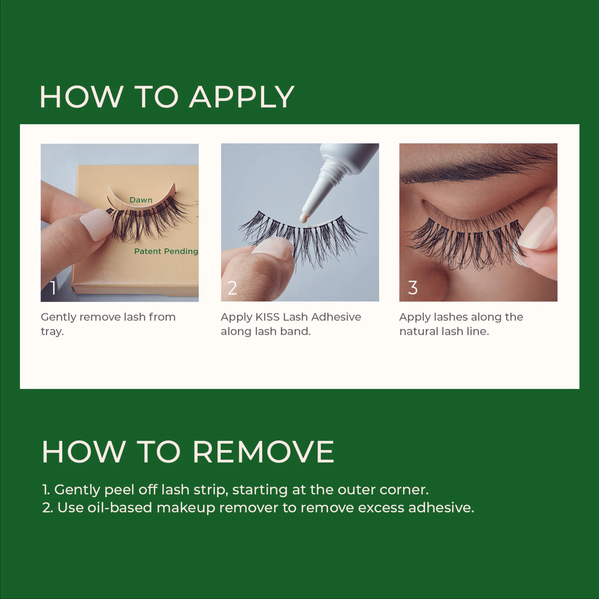 KISS Sister Nature Strip Lash Adhesive - Clear - Image 4